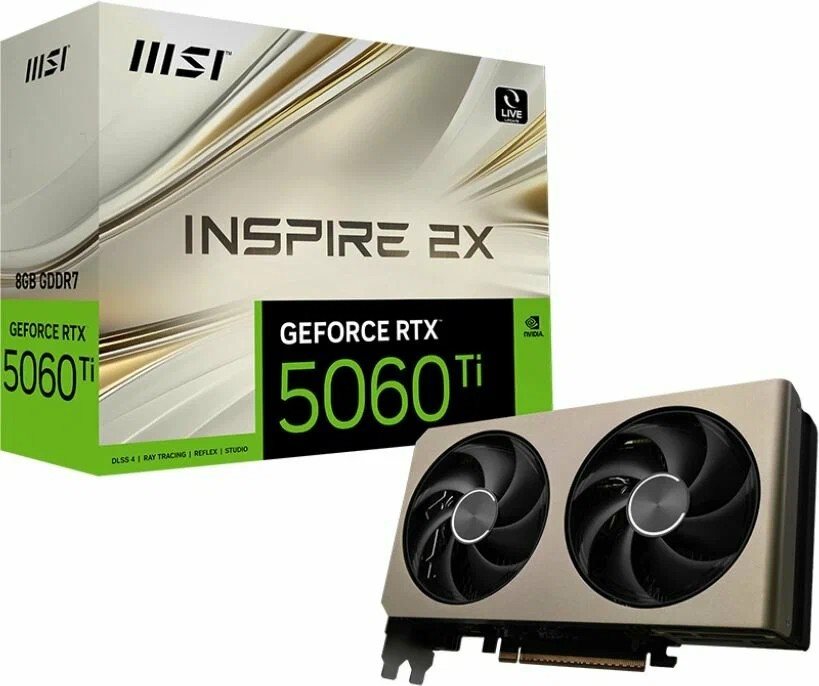MSI RTX 5060Ti OC Edition 8gb INSPIRE 2X