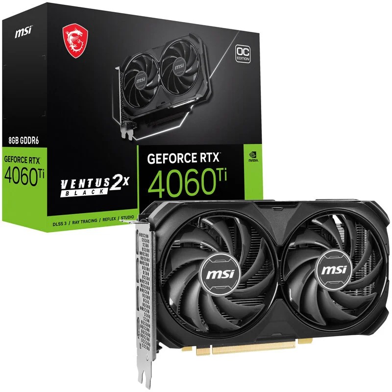 MSI RTX 4060TI Ventus 2x 8gb
